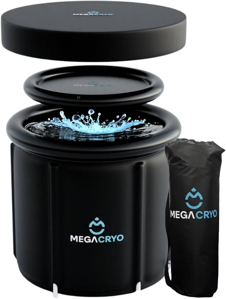 Megacryo Ice Bath Tub for Adults and Waterproof Bag | Cold Plunge Tub for Athletes | Portable Col... | Amazon (US)
