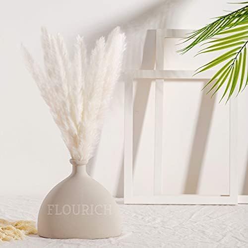 FLOURICH Dried Pampas Grass Decor | Pompous Grass for Home Decor | Boho Decor (30 Pcs of 17") Whi... | Amazon (US)