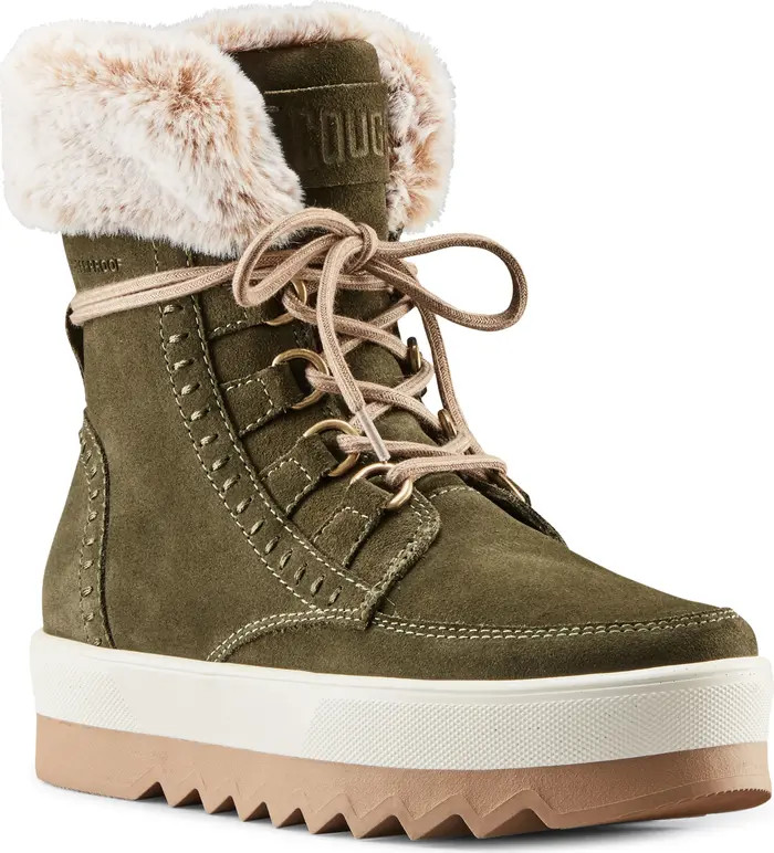 Vanetta Faux Fur Trim Waterproof Boot (Women) | Nordstrom