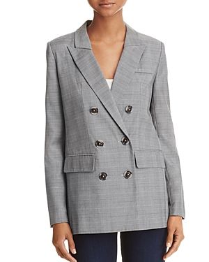 Aqua Plaid Double-Breasted Blazer - 100% Exclusive | Bloomingdale's (US)