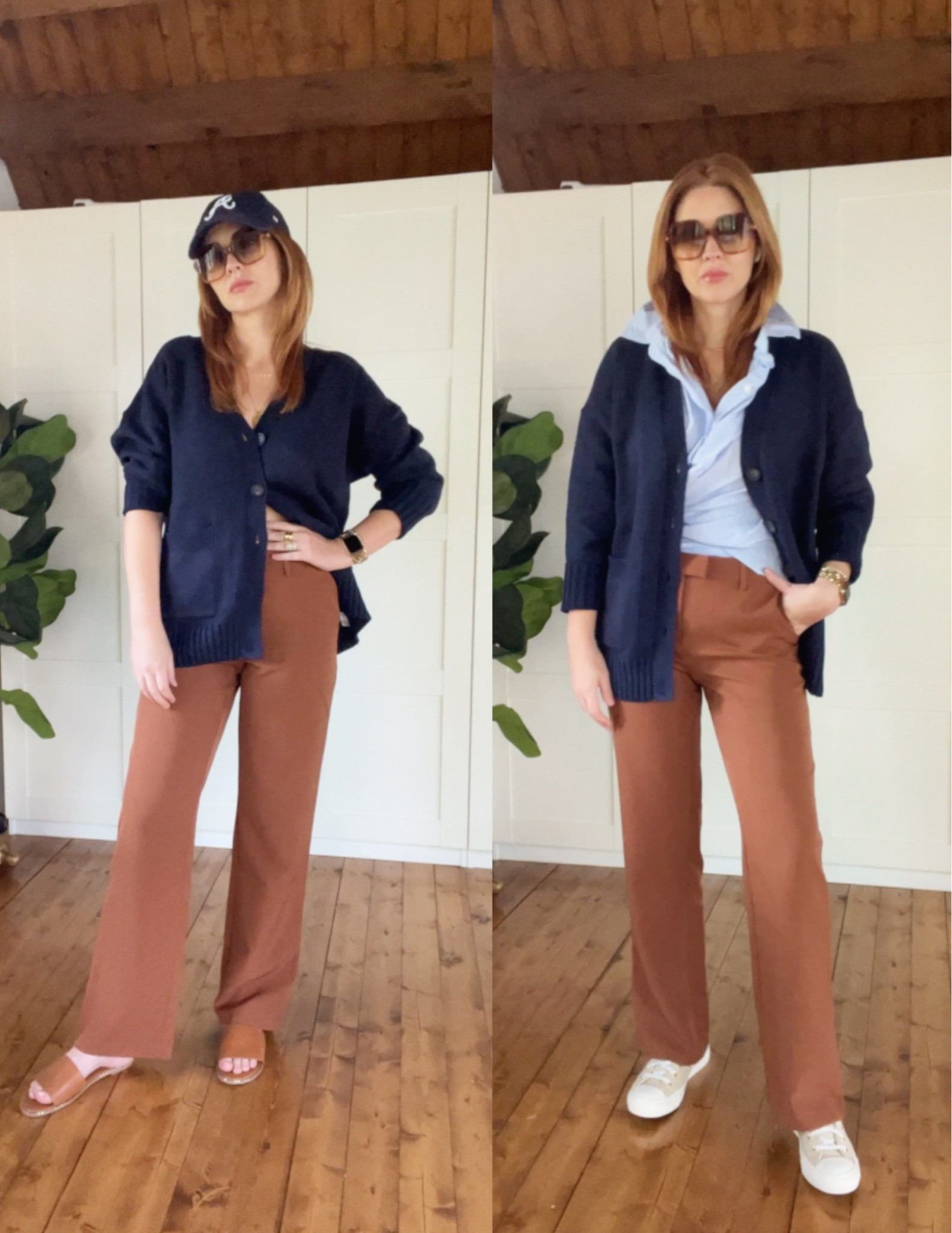 This Walmart fall drop is SO good! I’m sharing multiple ways style each piece too. 
These rust colored trousers can be dressed up or down! 
I’m wearing a size 6.
#walmartfashion #walmart #falloutfit

#LTKBacktoSchool #LTKOver40 #LTKSeasonal