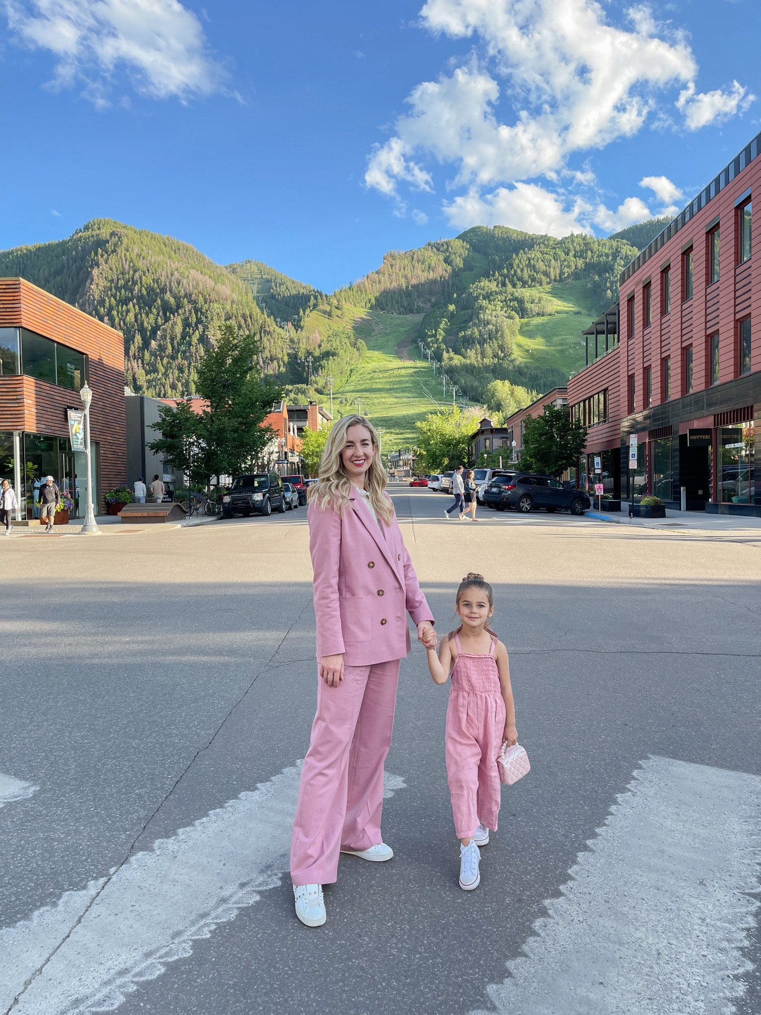 The ultimate pink, girl boss suit. 💞 Wearing size 4. Runs TTS  

#LTKTravel #LTKStyleTip