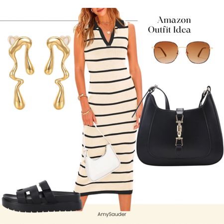 Amazon finds 
Spring outfit 
Summer outfit 
Dress 
Sandals 

#LTKfindsunder100 #LTKstyletip #LTKSeasonal
