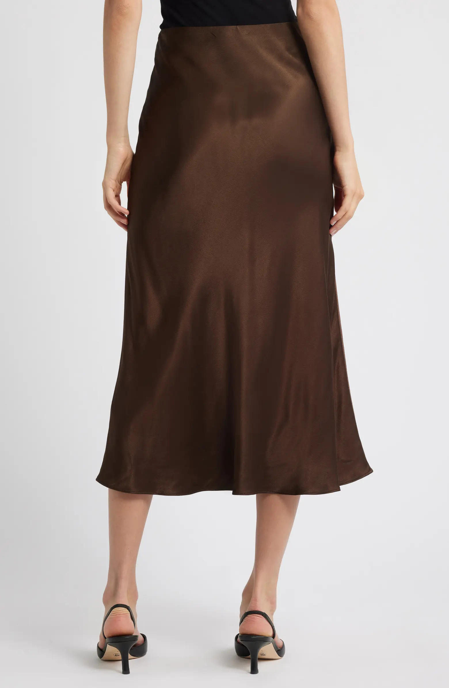 Rails Anya Satin Midi Skirt | Nordstrom | Nordstrom
