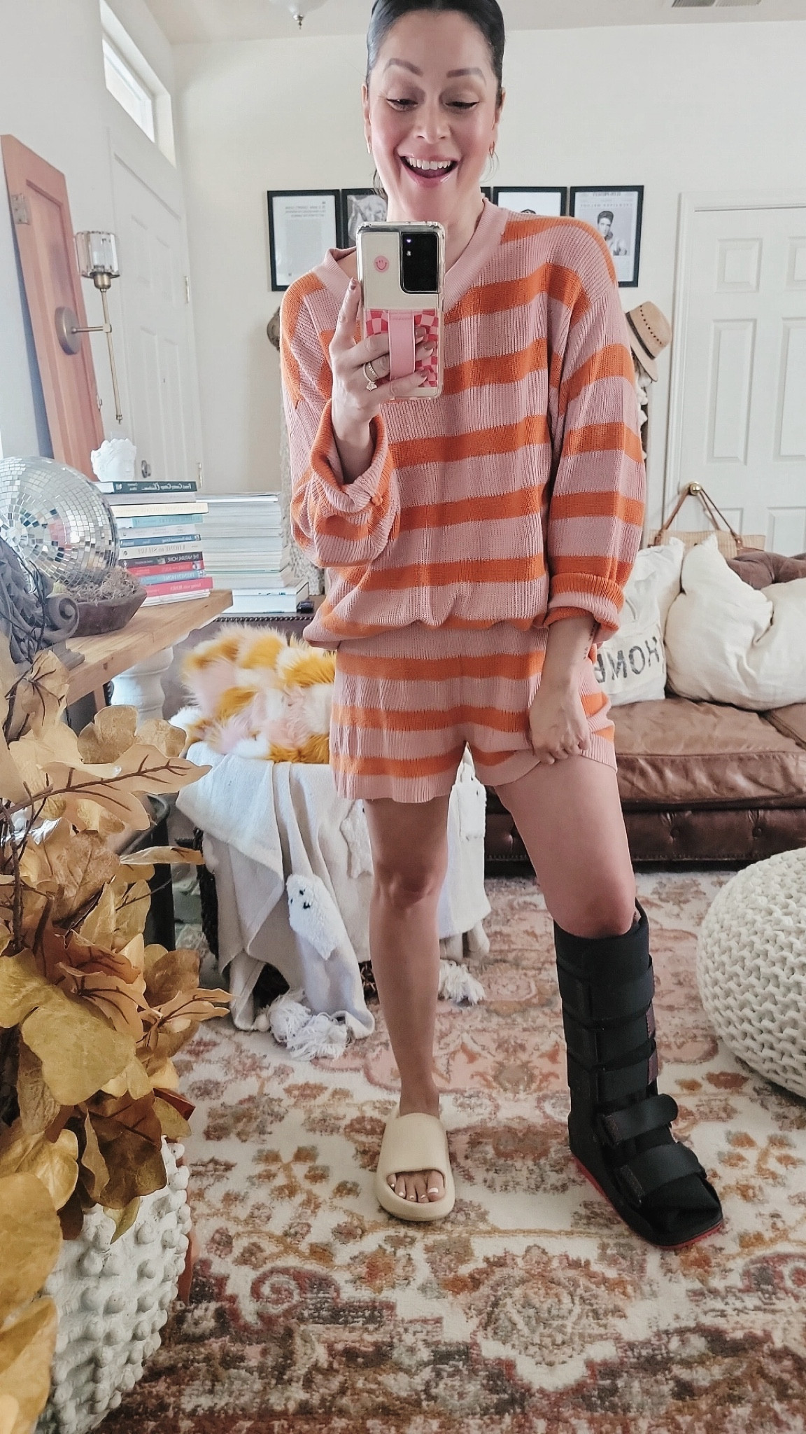 Wearing a size small in the set. Makeup is simple today always SPF & love this blush it gives a dewy look. 

#LTKBeauty #LTKSaleAlert #LTKWedding