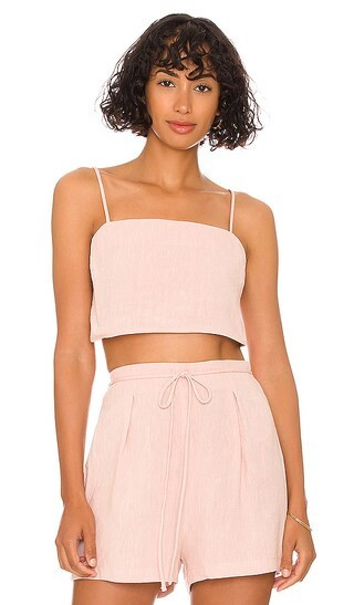 Kelly Top in Pink Clay | Revolve Clothing (Global)