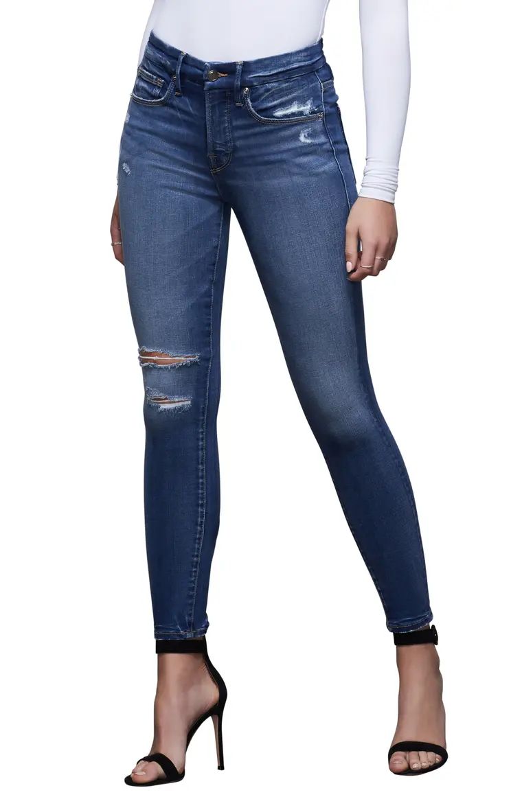Good Legs Ripped High Waist Ankle Skinny Jeans | Nordstrom