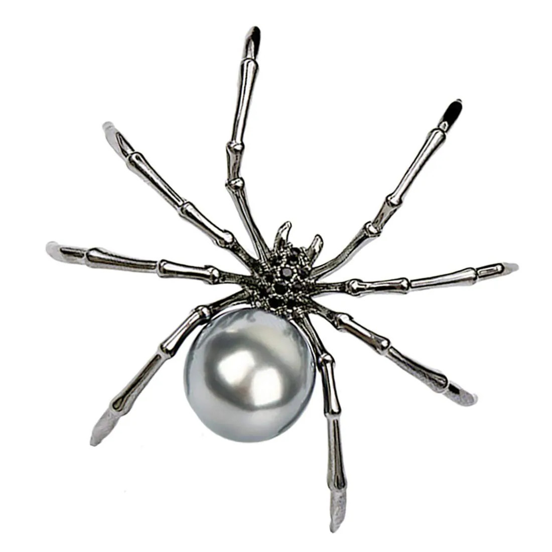 Phewnyzo Spider Brooch Pin for Women and Men Dark Silver Halloween Jewelry Accessory 2 by 2 Inches durable home and garden accessory designed | Lowe's