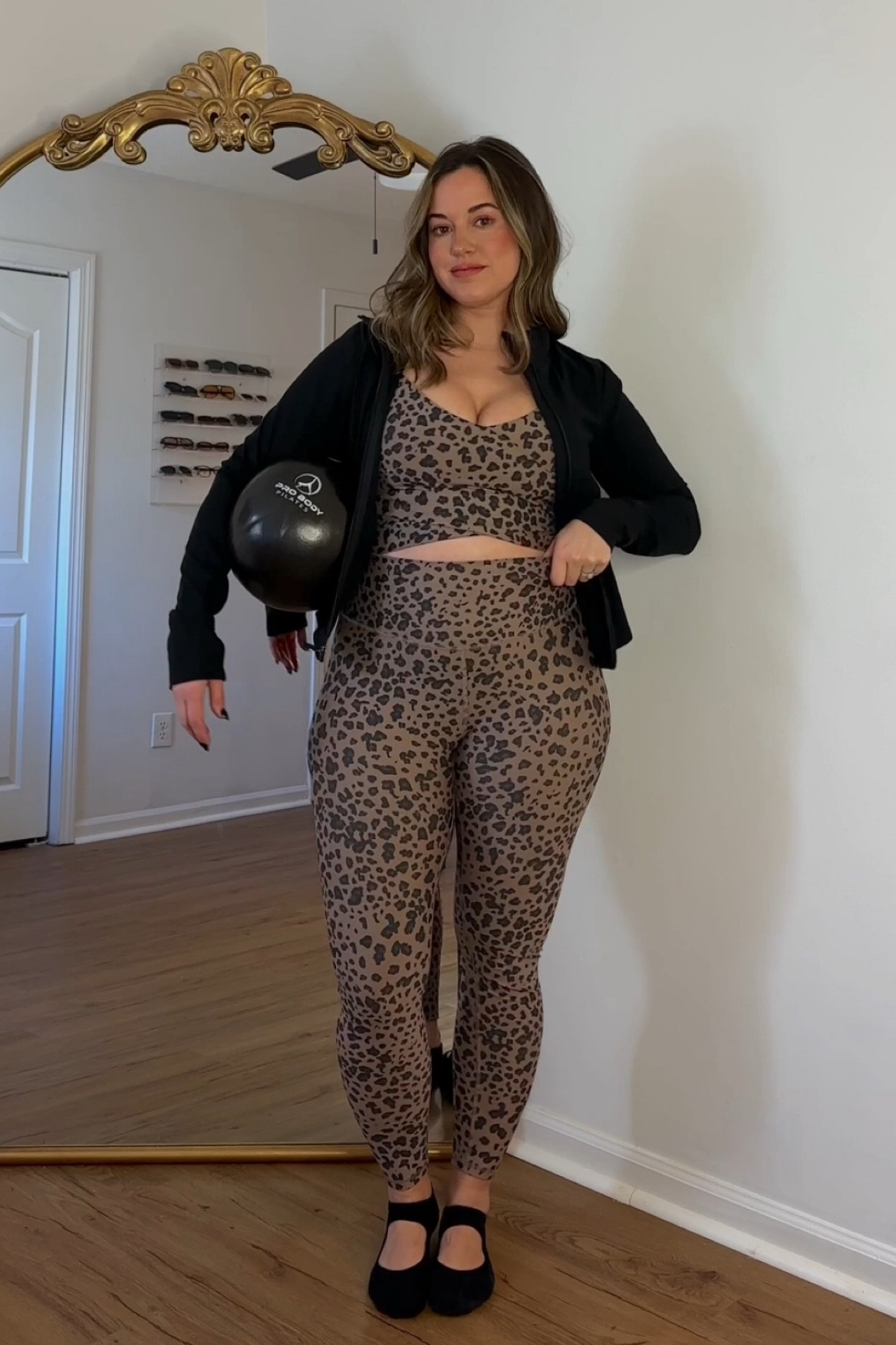 Activewear from YPB! Currently 30% off with code AFYPB. Wearing a medium in top and bottom! 
Black jacket is from JCPenney - code 25KACEY for 25% off! 

#LTKActive #LTKWatchNow #LTKSaleAlert