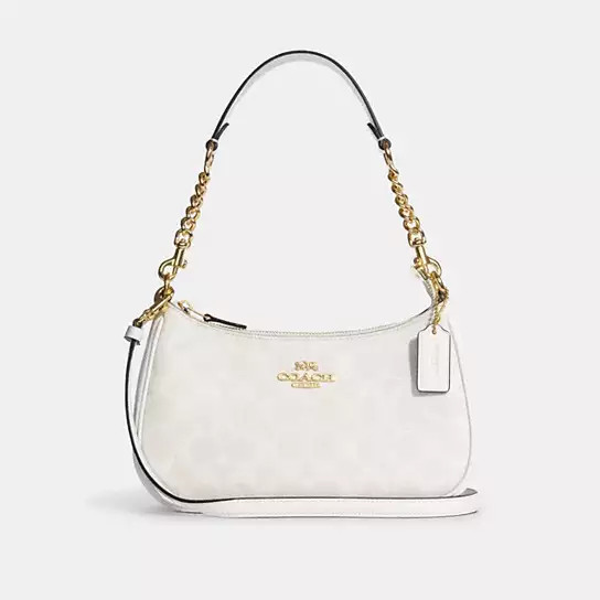 Teri Shoulder Bag In Signature Canvas | Coach Outlet US