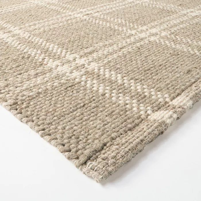 Cottonwood Plaid Wool/Cotton Area Rug - Threshold™ designed with Studio McGee | Target