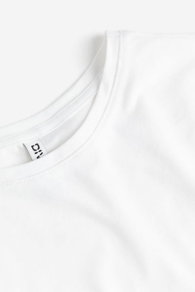 Fitted T-shirt | H&M (UK, MY, IN, SG, PH, TW, HK)