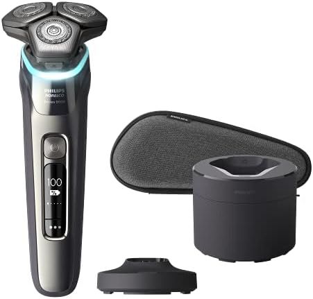 Philips Norelco 9800 Rechargeable Wet & Dry Electric Shaver with Quick Clean, Travel Case, Pop up... | Amazon (US)