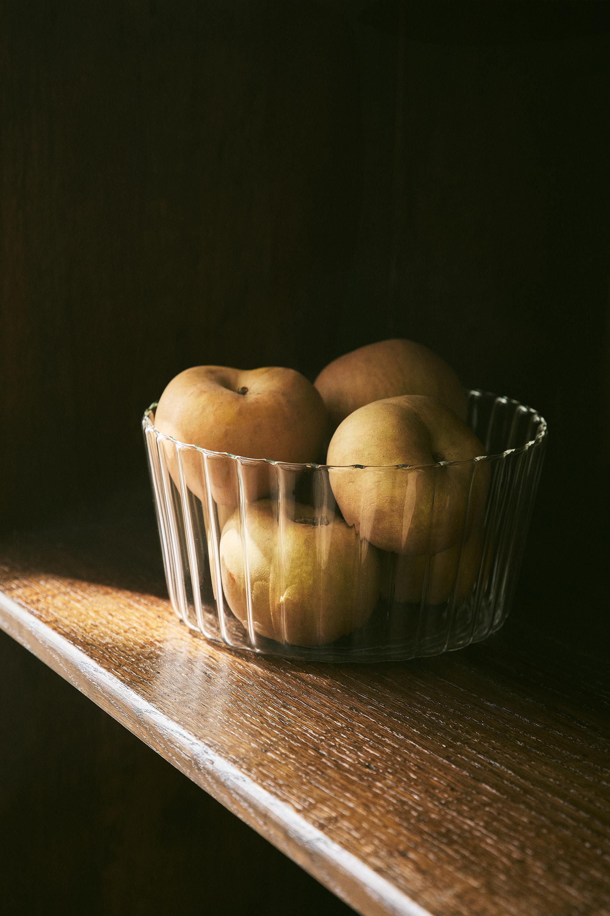 WAVY BOROSILICATE GLASS SALAD BOWL | Zara US