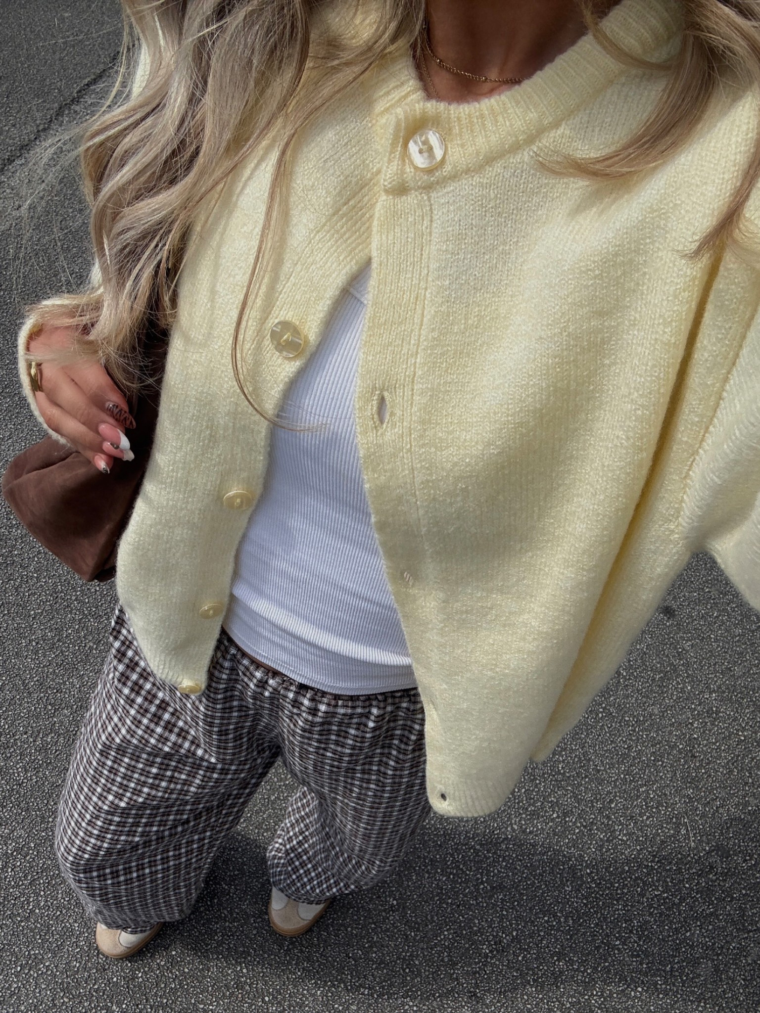 butter yellow cardi & checked trousers spring outfit 🌼💛

whole look is new look 🫶🏼

#LTKuk #LTKspring #LTKAprilSpotlight