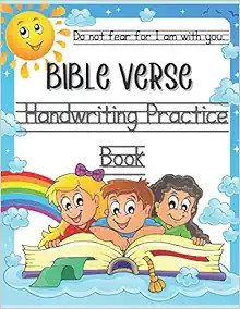 Bible Verse Handwriting Practice Book: 50 Must Know Bible Scriptures to Teach Your Child to Trace... | Amazon (US)