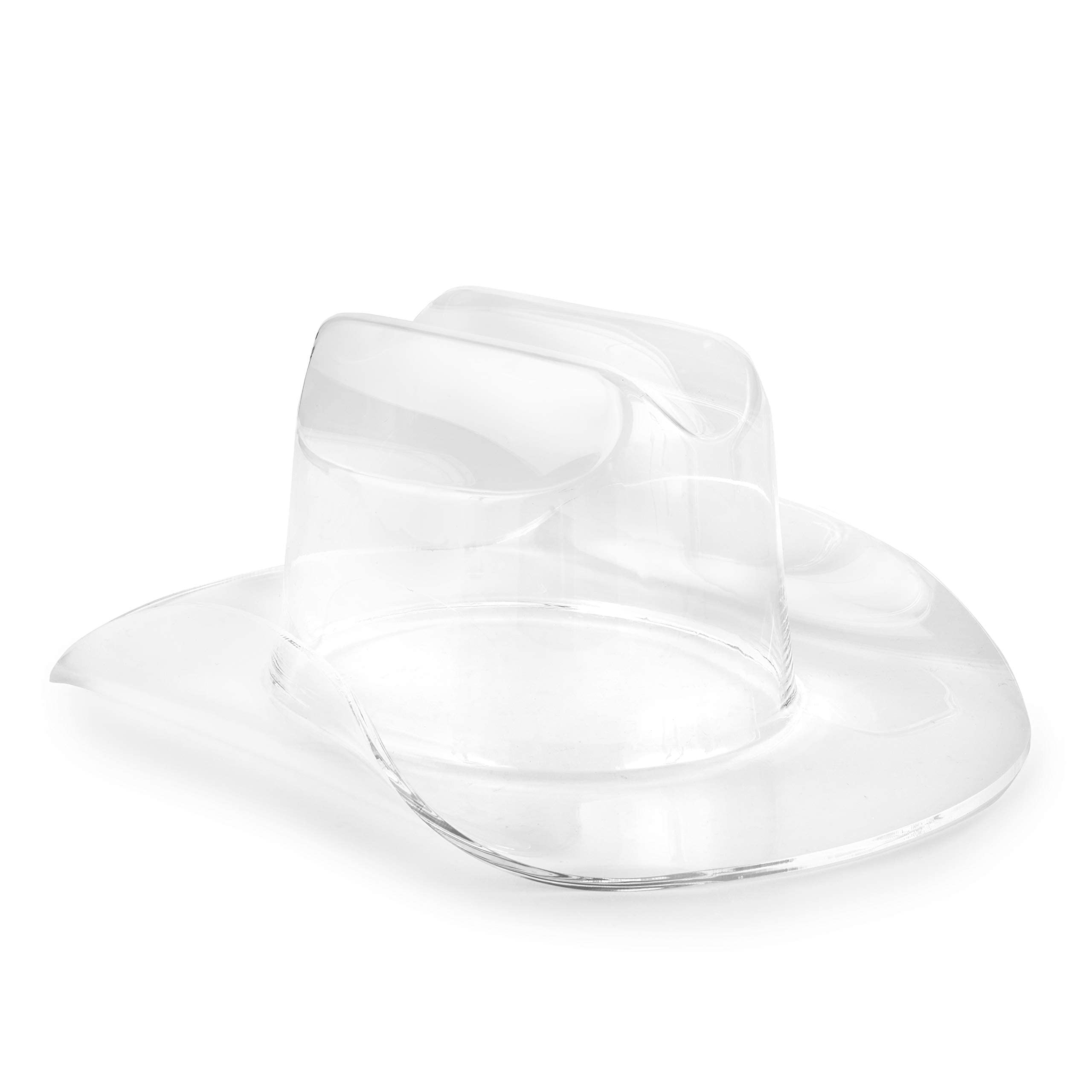 Huang Acrylic Large Clear Cowboy Hat | Perfect for Home Decor, Chips and Dip, Ice Bucket/Cooler, ... | Amazon (US)
