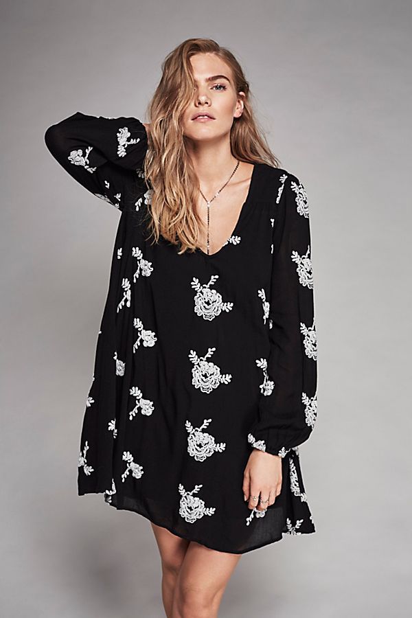 Embroidered Austin Mini Dress | Free People (Global - UK&FR Excluded)
