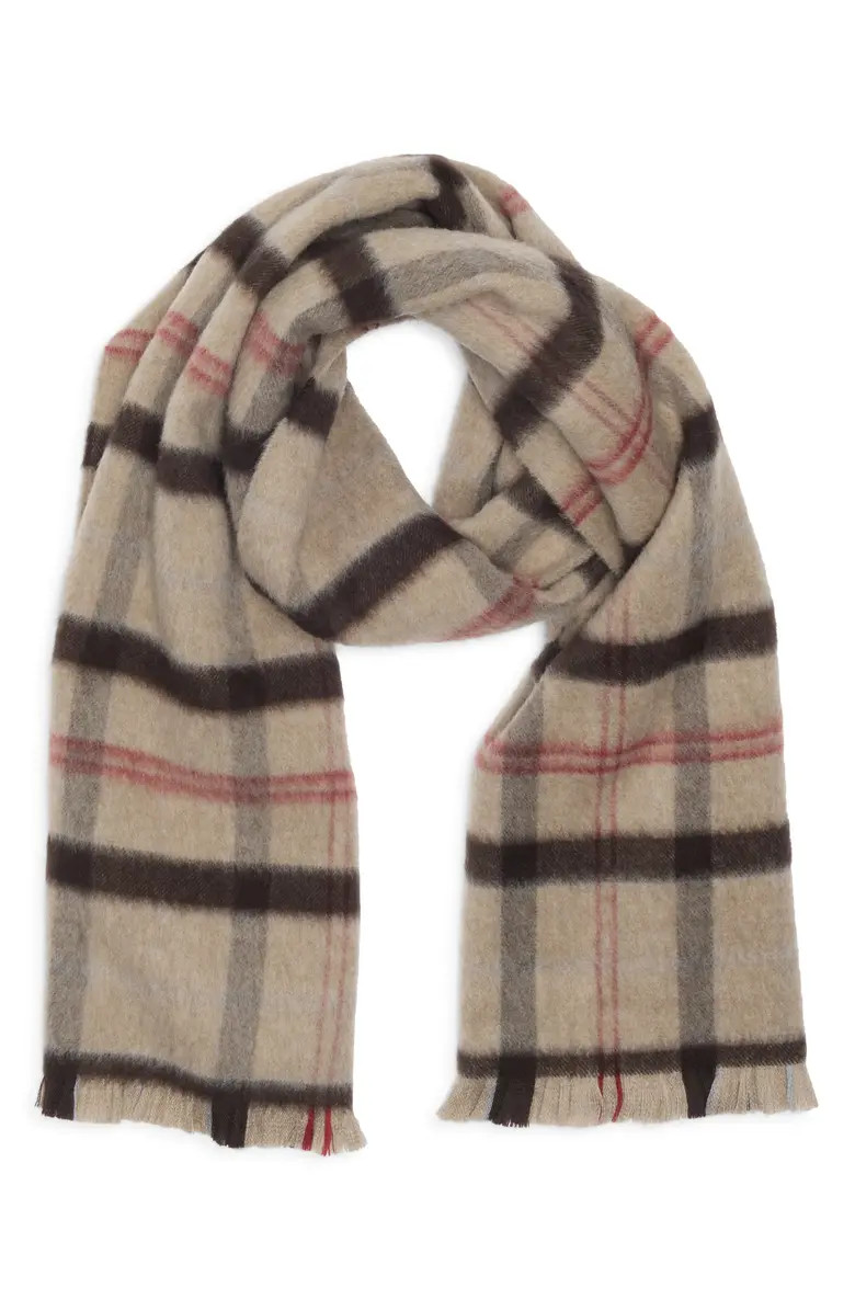 Exploded Plaid Merino Wool Scarf | Nordstrom