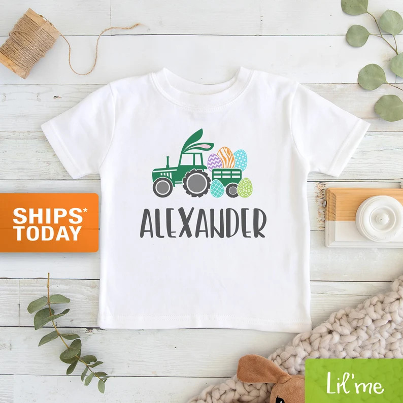 Personalized Easter Boys Raglan  Boys Custom Name Shirt  | Etsy | Etsy (US)