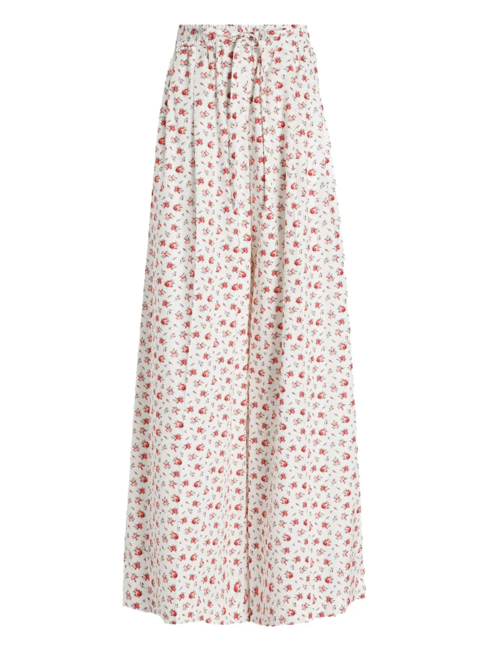 Dolce & Gabbana floral-print Drawstring Trousers | White | FARFETCH | Farfetch Global