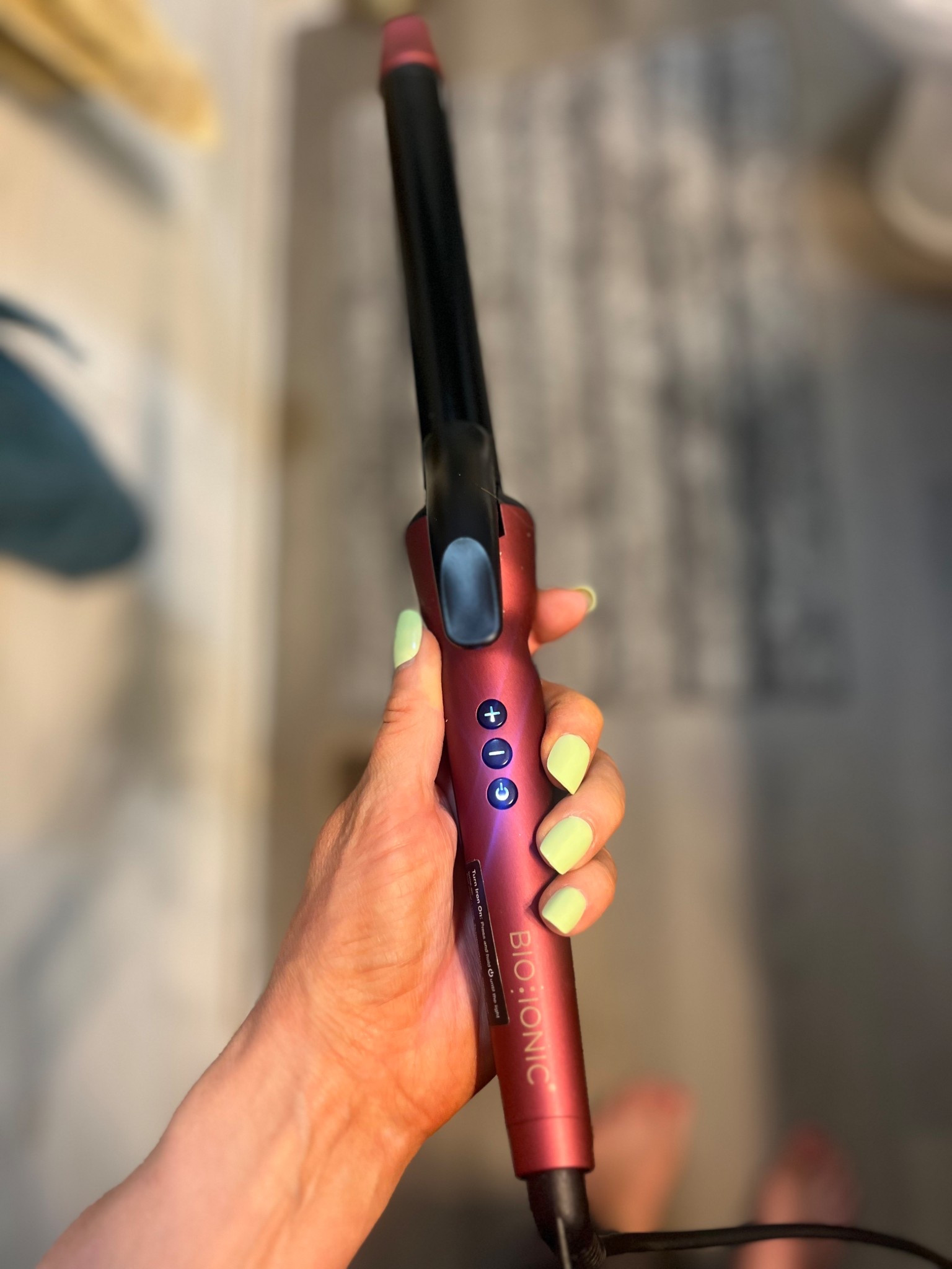 Bio ionic curling iron 

#LTKBeauty #LTKSpringSale #LTKSaleAlert