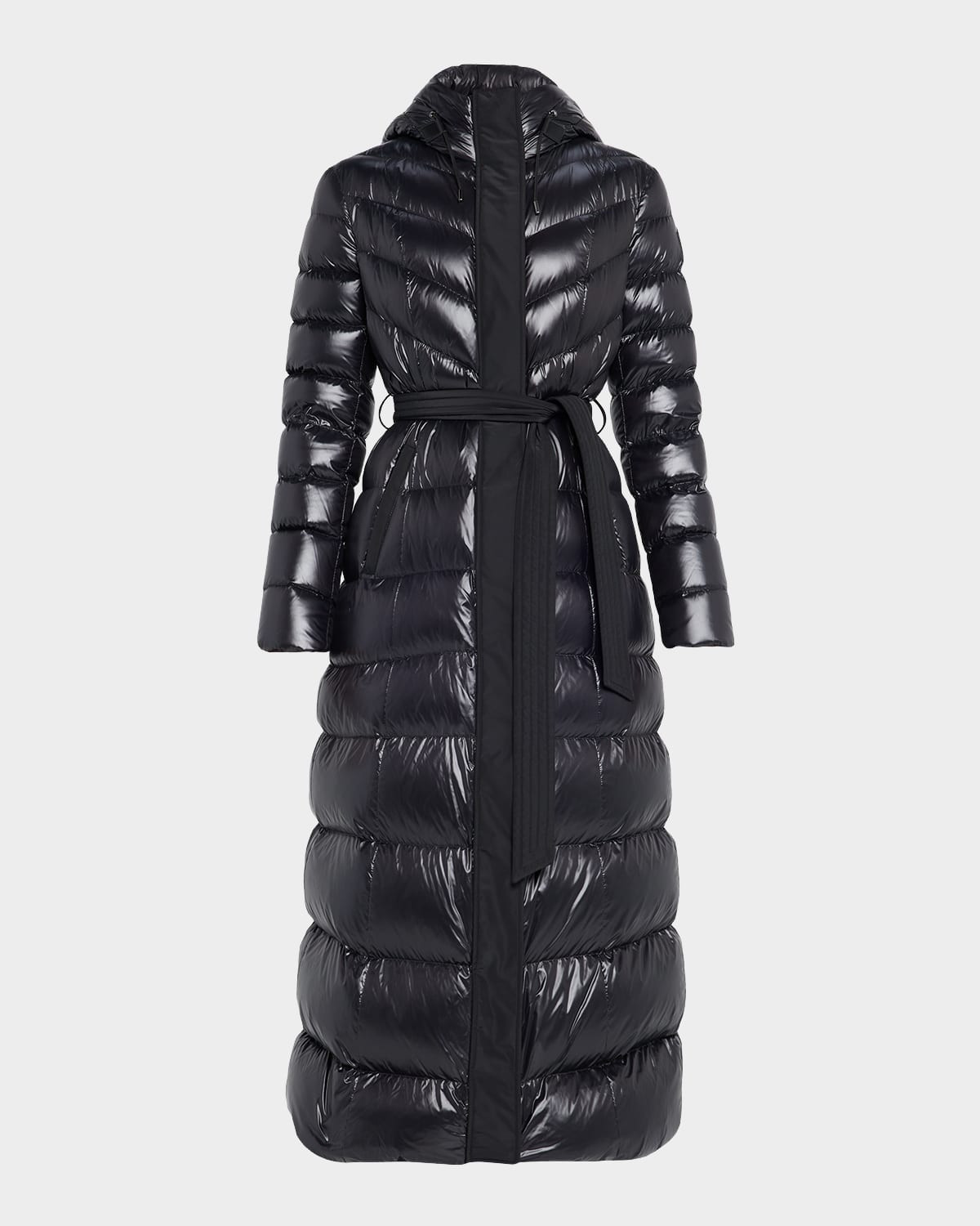Calina Zip-Front A-Line Down Coat | Neiman Marcus