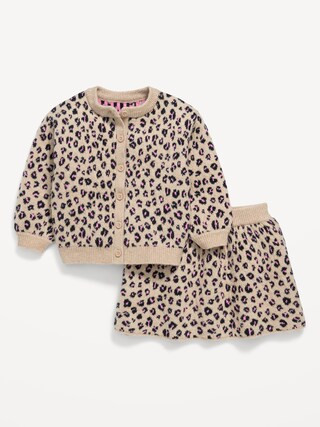 SoSoft Cardigan Sweater and Skirt Set for Toddler Girls | Old Navy (US)