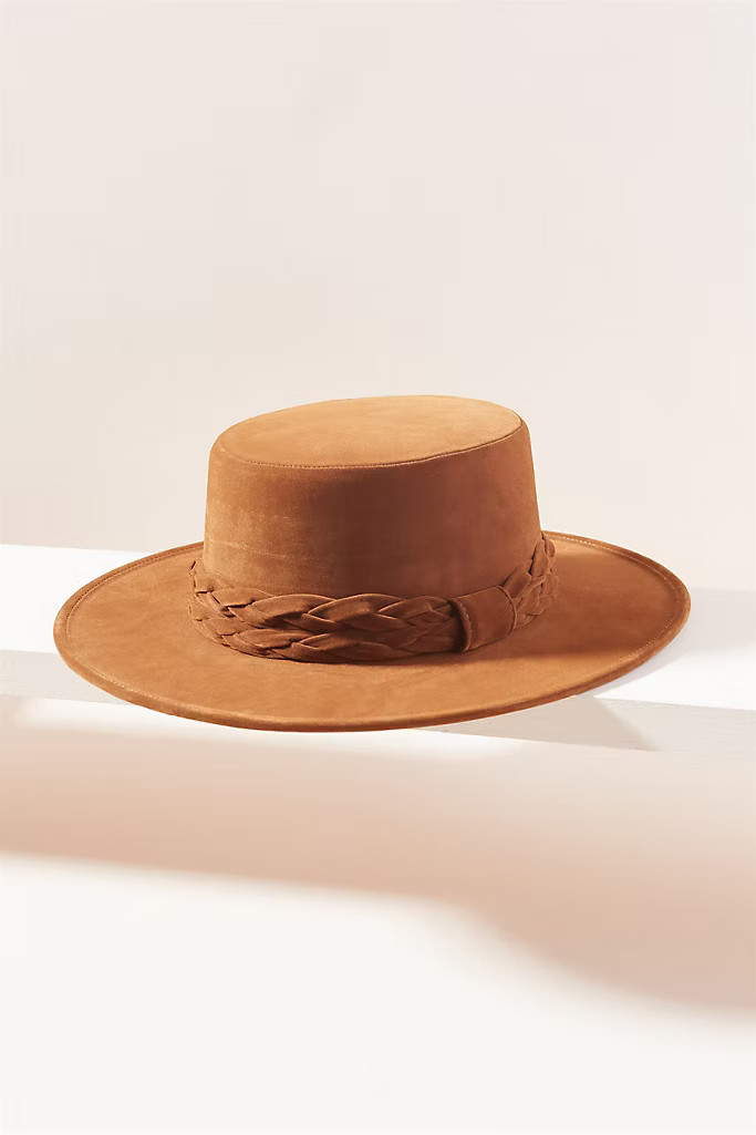 Ashton Trimmed Boater | Anthropologie (US)