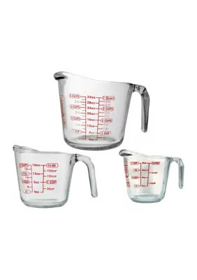 Anchor Hocking Set Of 3 Measuring Cups, 3 Pieces | Belk