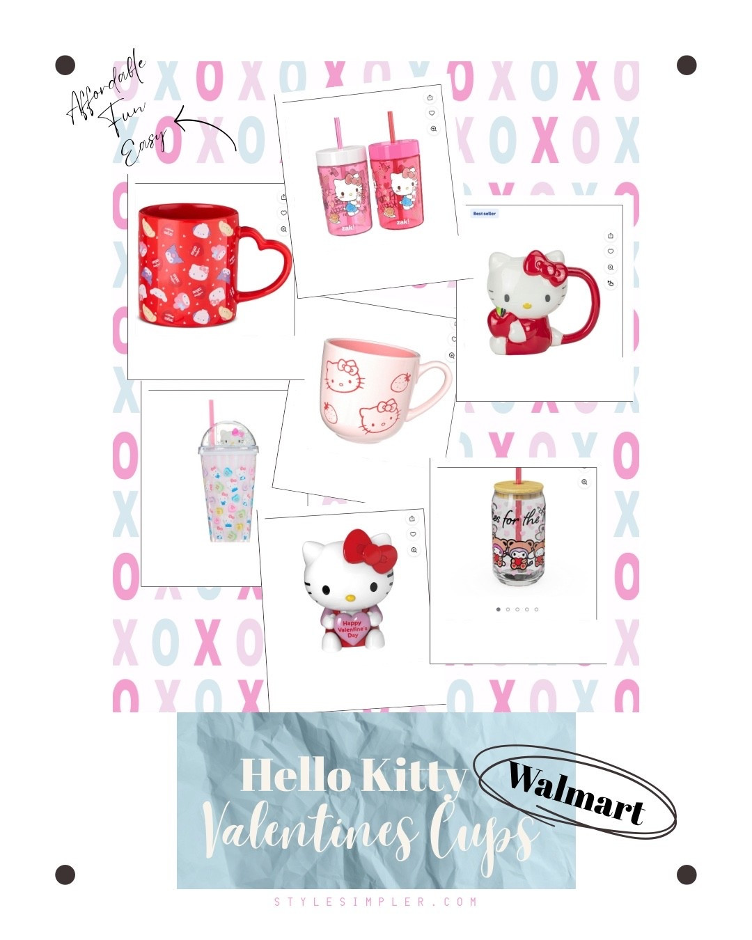 The cutest Hello Kitty cups perfect for Valentine’s Day gifts, heart baskets and/or Galentines!  

#LTKValentine #LTKSeasonal #LTKHome
