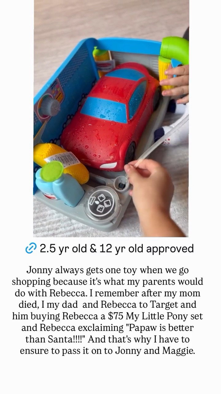 Toddler-approved! The cutest little car wash toy that we got for my nephew Jonny (and I think Rebecca secretly likes it too). A cute under-$35 gift for a little one in your life! 🚗

#LTKKids #LTKmomlife