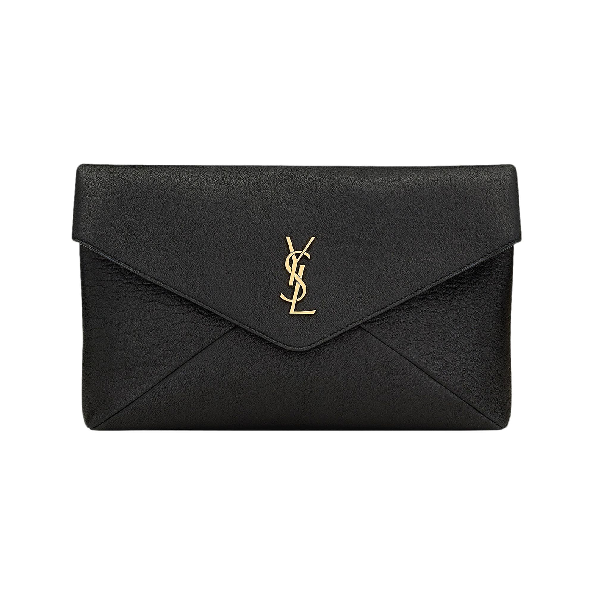Saint Laurent Large Cassandre Envelope Pouch 'Black' | Women's Size Onesize | GOAT