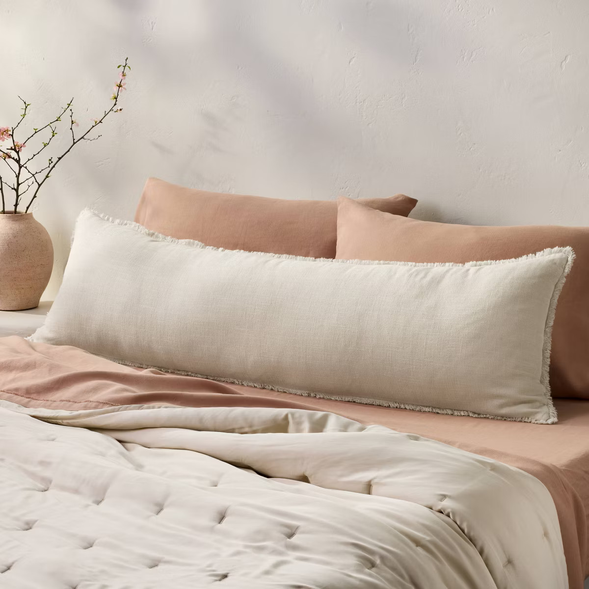 Lumbar Heavyweight Linen Blend Throw Pillow - Casaluna™ | Target