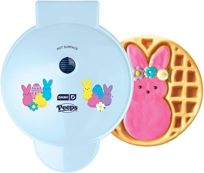 PEEPS® x Dash Waffle Maker - Bunny Waffle Maker for Easter Breakfast - Easy Release, One Touch C... | Amazon (US)