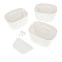 WallyGrow WallyGrow Eco Mountable Wall Planters - 3-pack - White | HSN