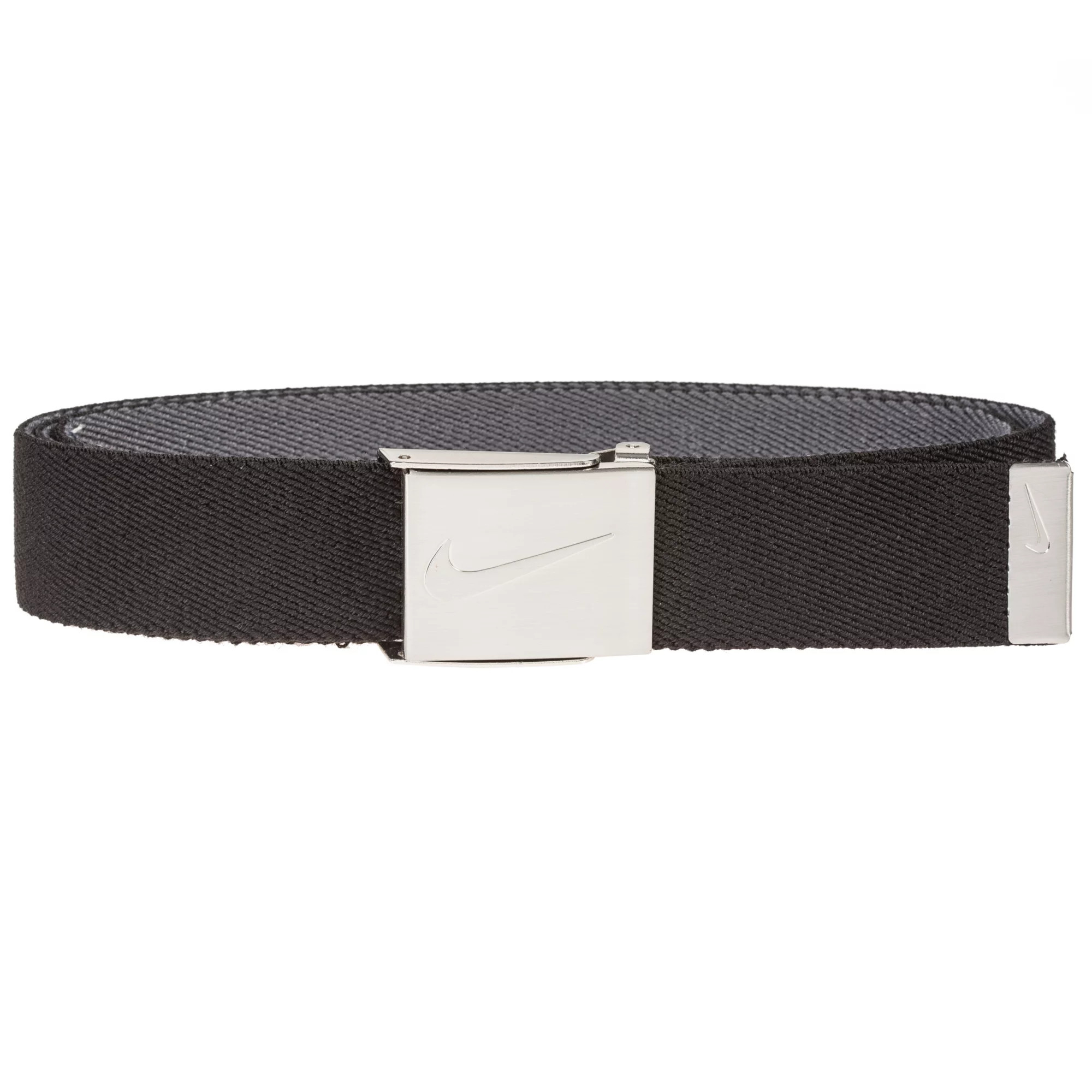 Nike Men's Reversible Stretch Webbing Golf Belt, Black/Dark Grey | DICK'S Sporting Goods