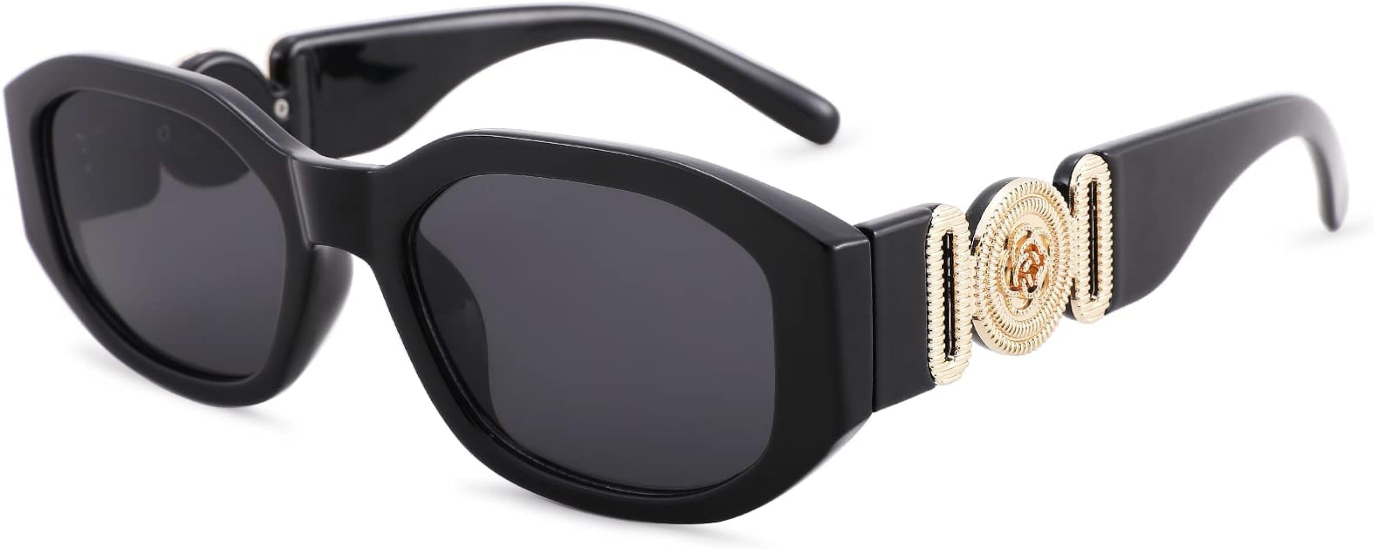 COASION Irregular Trendy Rectangle Sunglasses Women Vintage Fashion Design UV Protection Sun Glas... | Amazon (US)