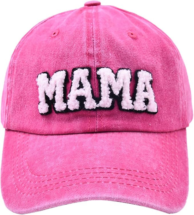 Waldeal Mama Hat for Women, Gifts for Mom, New Mom, Mom to Be, Adjustable Washed Distressed Baseb... | Amazon (US)