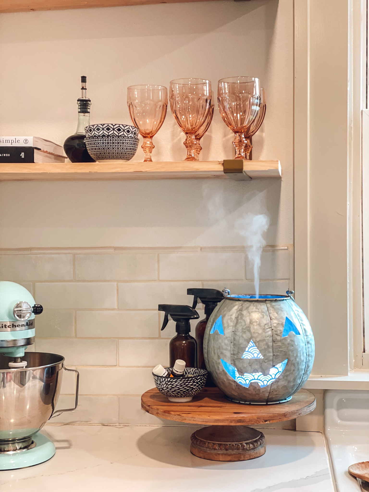 It is officially spooky season! 👻 Even my diffuser got all dressed up for Halloween with this adorable jack-o-lantern. I got the idea from Nesting with Grace. You just drill a hole in the back for the cord and you are good to go! 

Essential oils, diffuser, young living, Michael’s stores, Halloween decor, Halloween home, Halloween crafts, toxin free home, Amazon finds 

#LTKhome #LTKSeasonal #LTKunder50