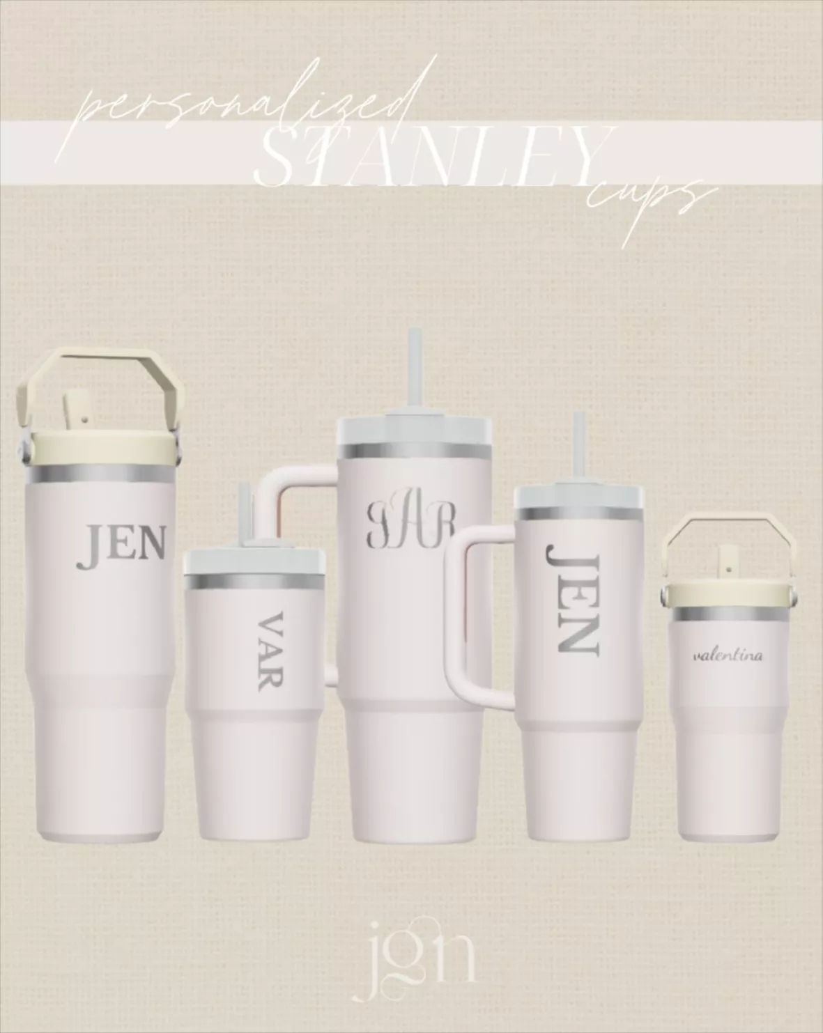 Did you get a #stanleytumbler for Christmas? Personalize it with a