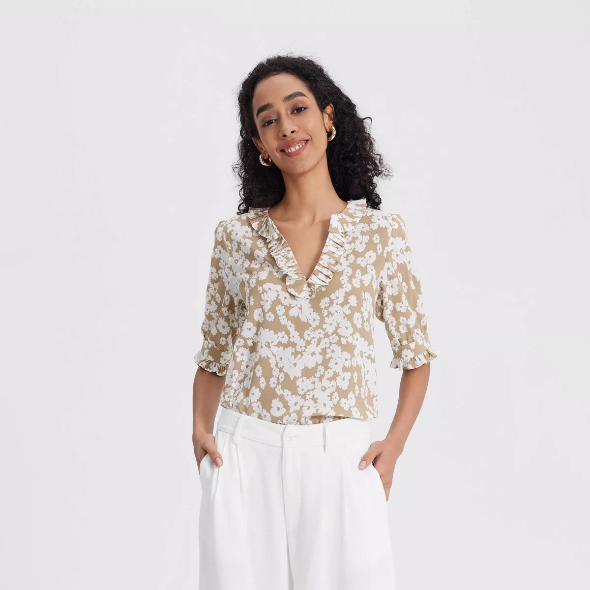 Women's Cap Sleeve Blouse - A New Day™ | Target