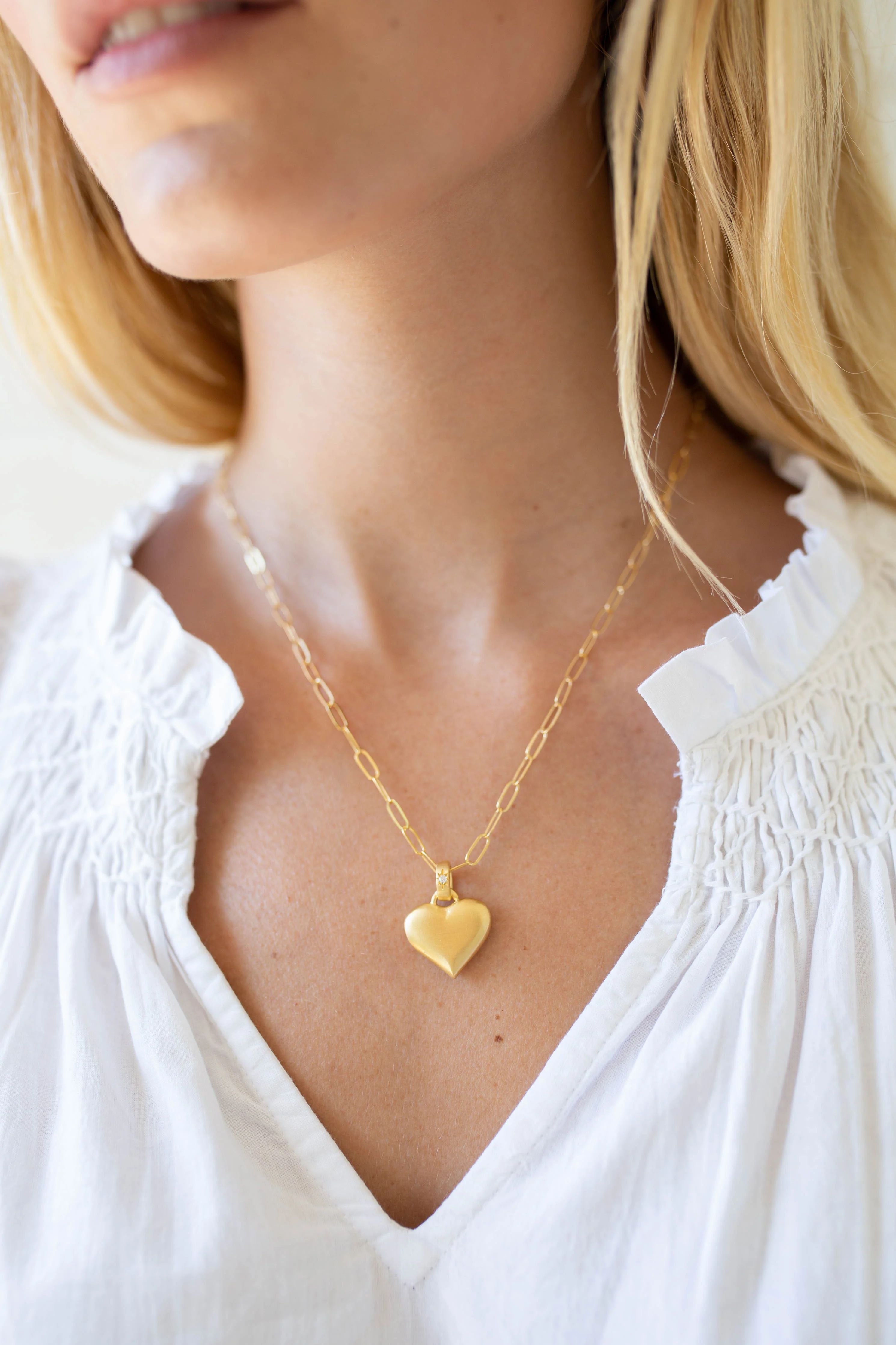 Puffy Heart Charm | Marea