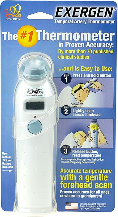 ComfortScanner Temporal Contact Thermometer LCD Display 140008 1 Each | Amazon (US)