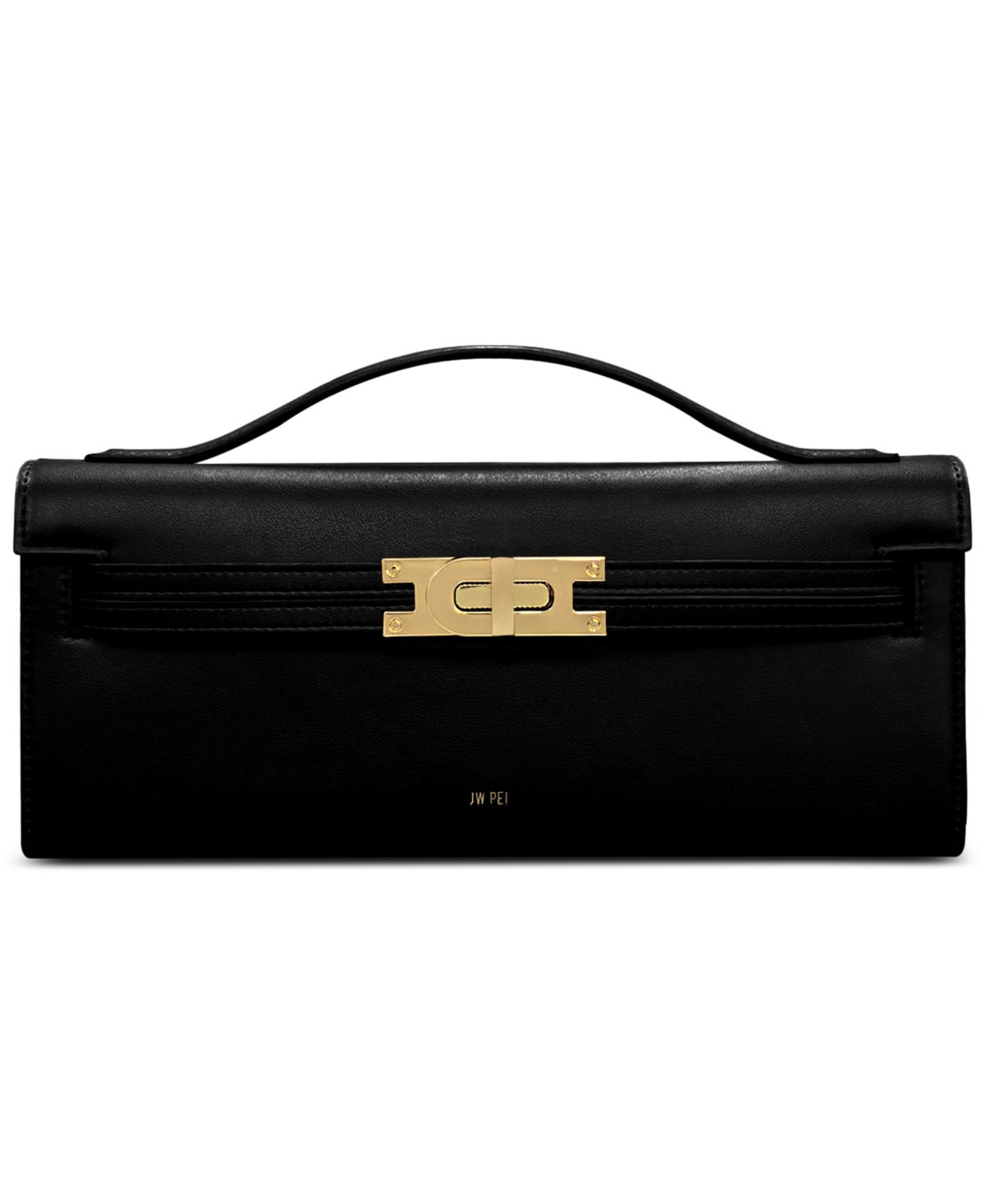 Bria Structured Top Handle Bag - Black | Macy's