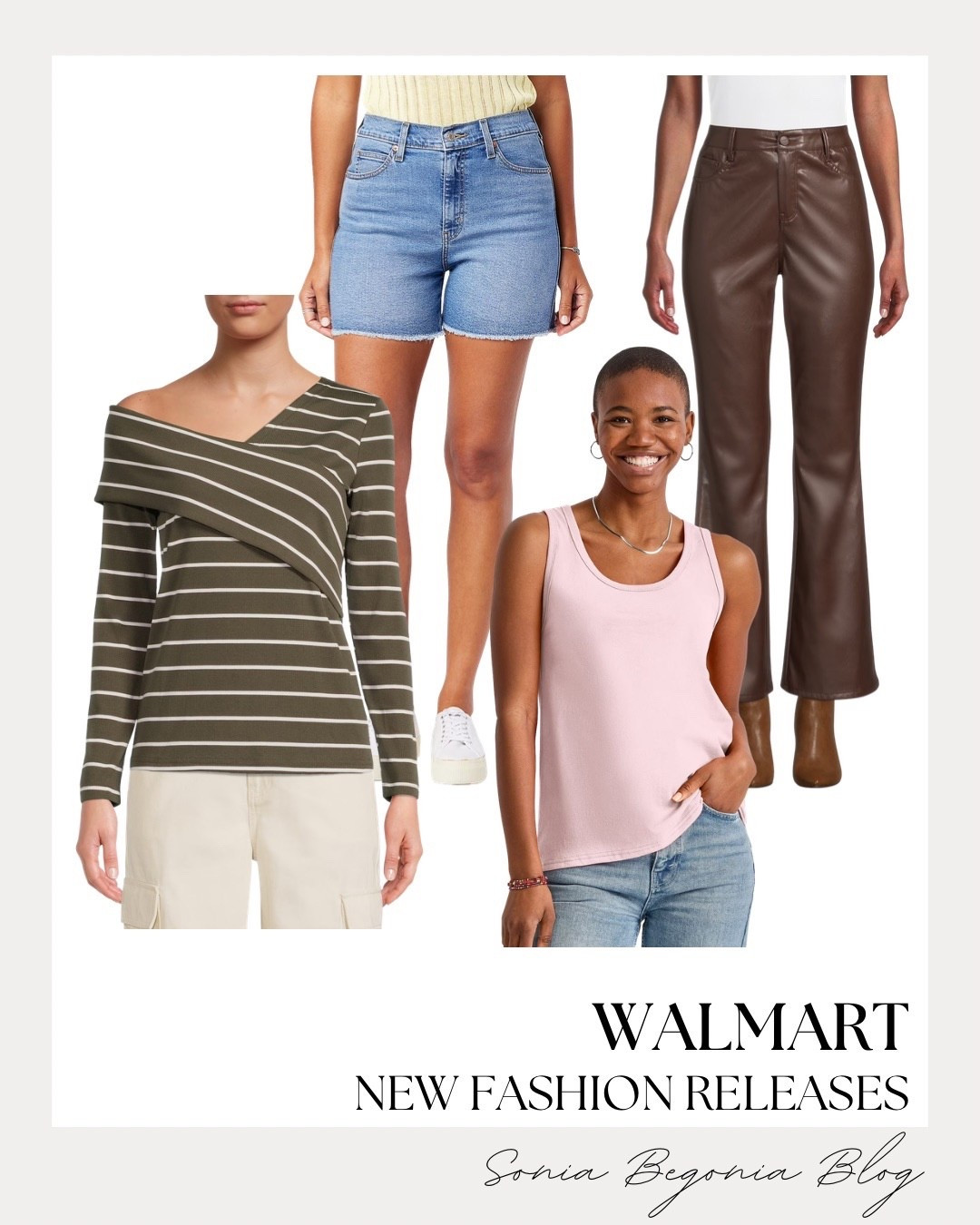 I found the best mix-and-match essentials at Walmart! These denim shorts and faux leather trousers are such high quality, and I can’t get over how flattering this off-the-shoulder striped top is.

I love finding pieces that transition easily from a day of errands to a night out. These new fashion releases prove you don't have to spend a fortune to build a stylish, functional wardrobe! 👖

#walmartfashion #walmartfinds #casualstyle #springoutfits #affordablestyle #ltkunder50 #denimstyle #everydaychic #fashiononabudget #walmartrun

#LTKootd #LTKSeasonal