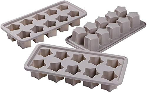 Webake Silicone Ice Cube Trays Star Shaped Ice Cube Molds for Whiskey and Cocktails, Easy Release... | Amazon (US)