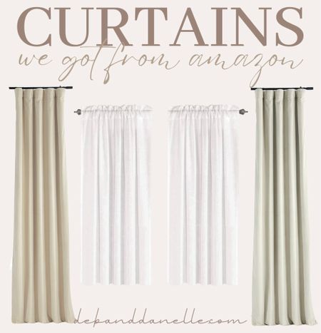 Our curtains from Amazon! 

#LTKhome #LTKfamily #LTKunder100