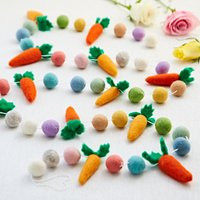 Paper High Felt Carrot Easter Garland | Debenhams UK