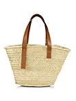 Essaouira Leather-Trimmed Straw Tote | Saks Fifth Avenue